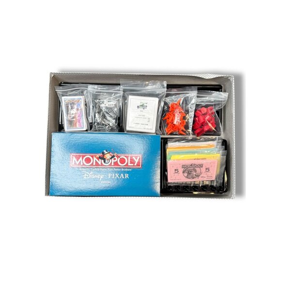 Monopoly Disney Pixar Edition Board Game Complete Parker Brothers - Picture 5 of 10